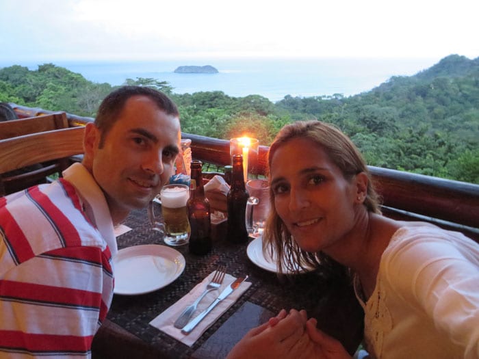 Nuestra cena con vistas en El Avión