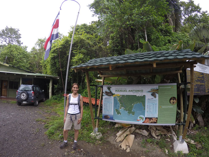 Entrada al Parque Nacional Manuel Antonio