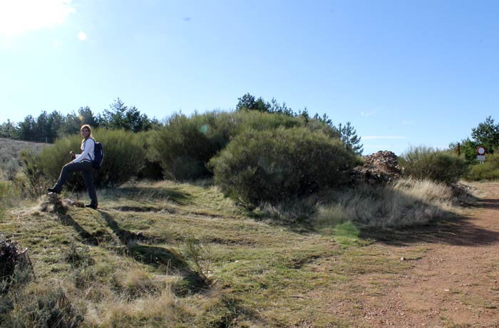 Desvío para comenzar a crestear Cueva de la Mora