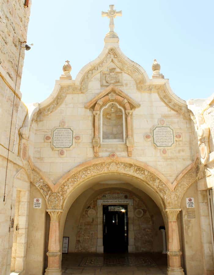 Gruta de la Leche Belén desde Jerusalén