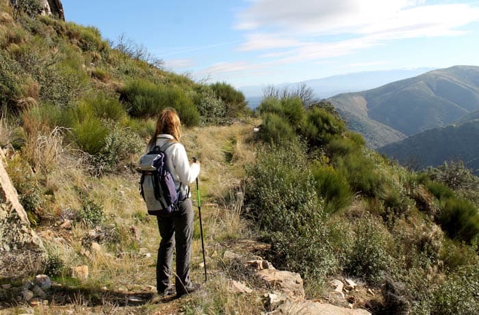 Sendero que nos encontramos antes de la pedrera Cueva de la Mora