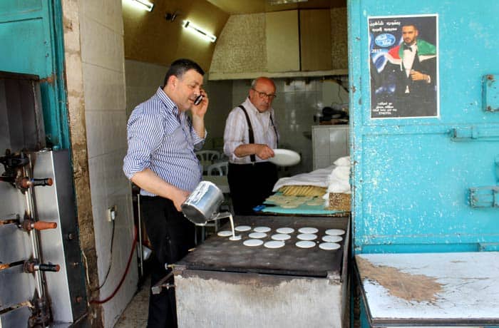 Haciendo tortas Belén desde Jerusalén