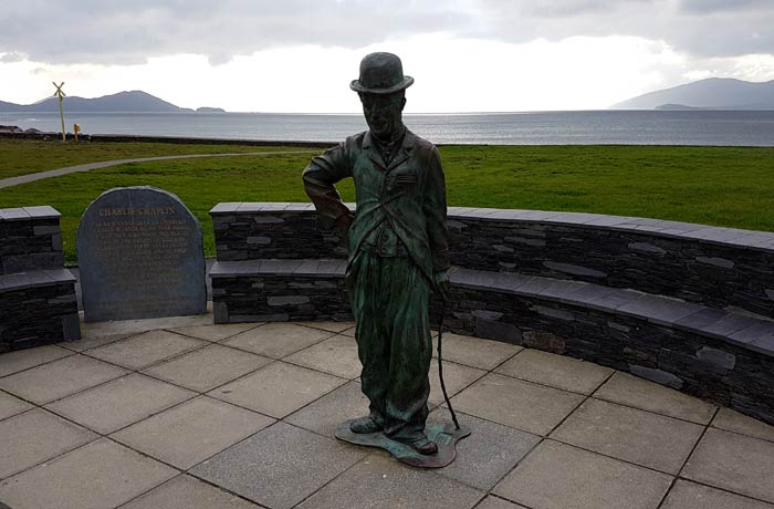 Homenaje a Charles Chaplin en Waterville Anillo de Kerry