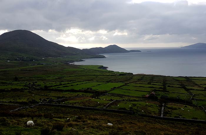 Vistas antes de llegar a Waterville Anillo de Kerry