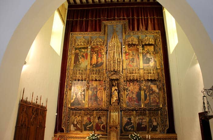 Retablo de la capilla de la finca La Ventosilla Ribera del Duero Burgalesa