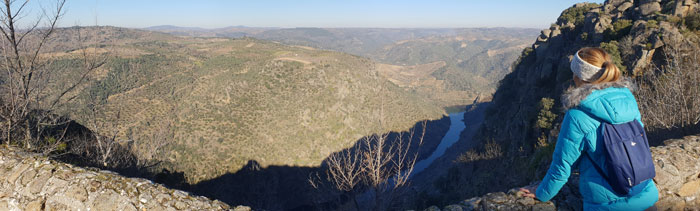 Mirador de la ermita de Nuestra Señora del Castillo Arribes del Duero senderismo