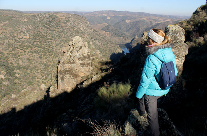 Vistas desde el sendero de regreso Arribes del Duero senderismo