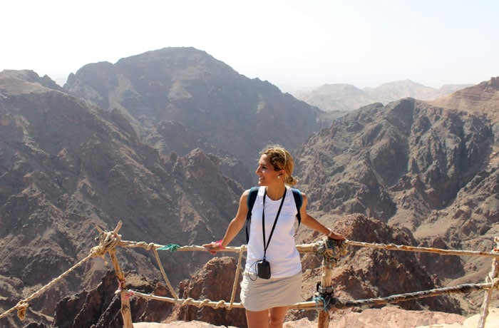 Vistas de Wadi Araba que ver en Petra