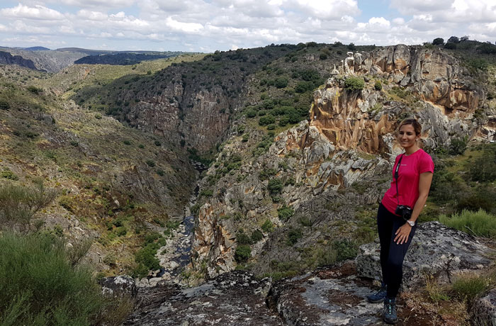 Vista de las arribes del Huebra