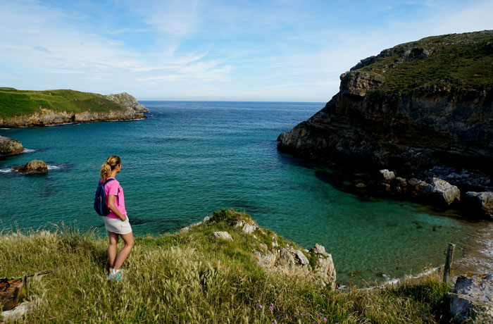 Mirador de la playa de Fuentes acantilados de San Vicente de la Barquera