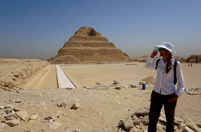 Pirámide escalonada de Zoser en Sakkara