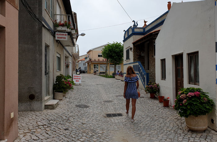 Una de las calles de playa de Mira