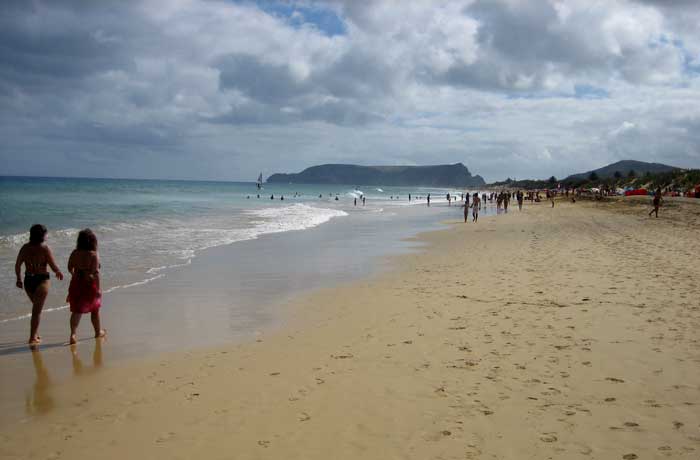 Playa de Porto Santo que hacer en Madeira