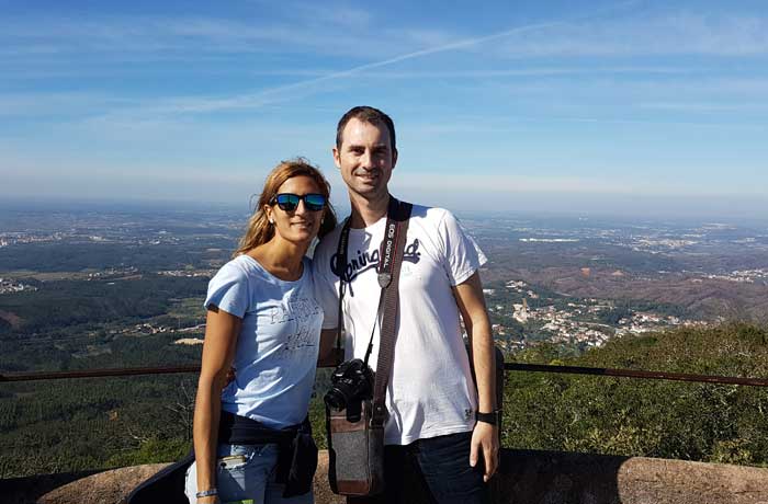 En el mirador de la Cruz Alta