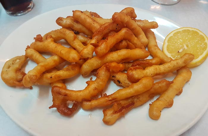 Calamares del bar El Sanatorio