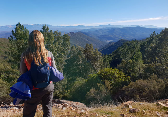 Vista de la Sierra de Béjar al fondo