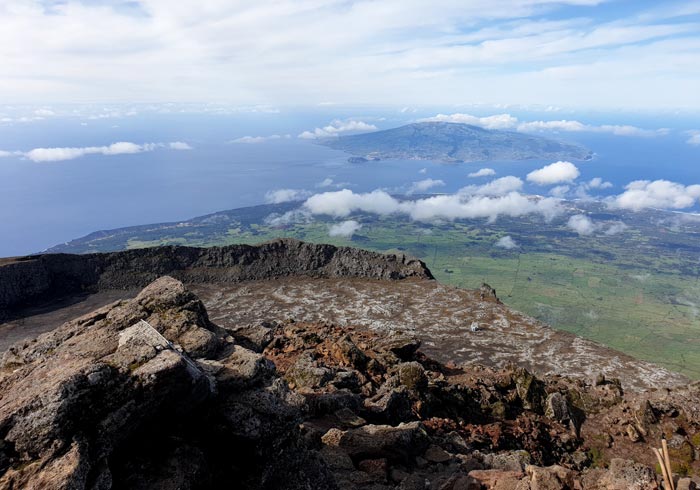 Vista completa de Faial desde el 'Piquinho'