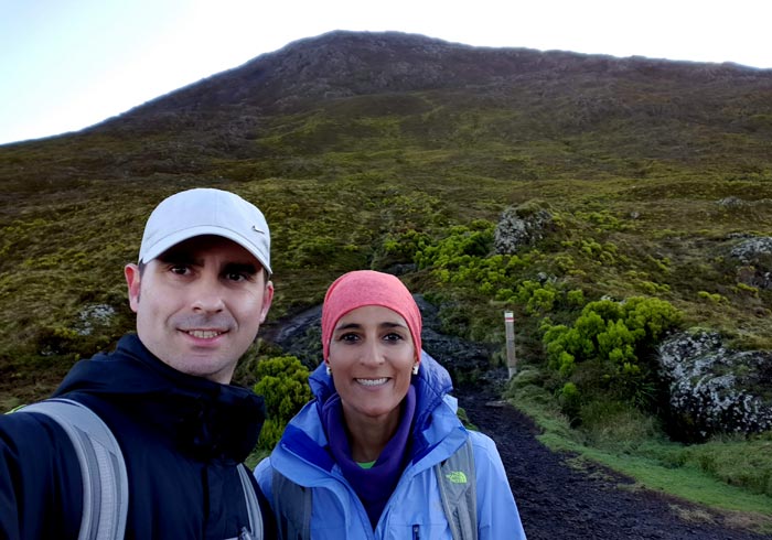 Inicio de la ruta al poco de salir de la Casa da Montanha