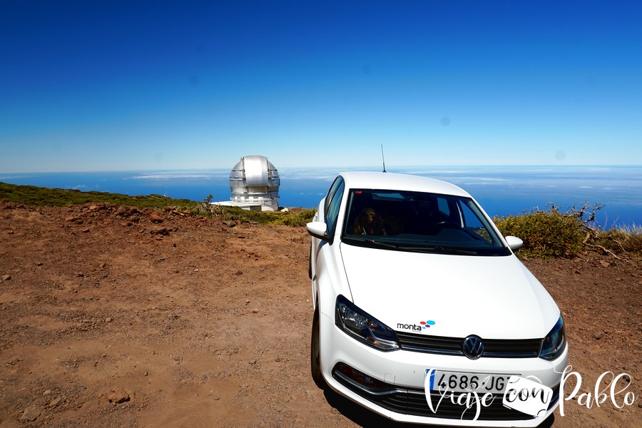 Nuestro coche de alquiler en La Palma