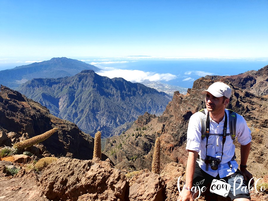 Vistas de la Caldera de Taburiente desde el Roque de los Muchachos