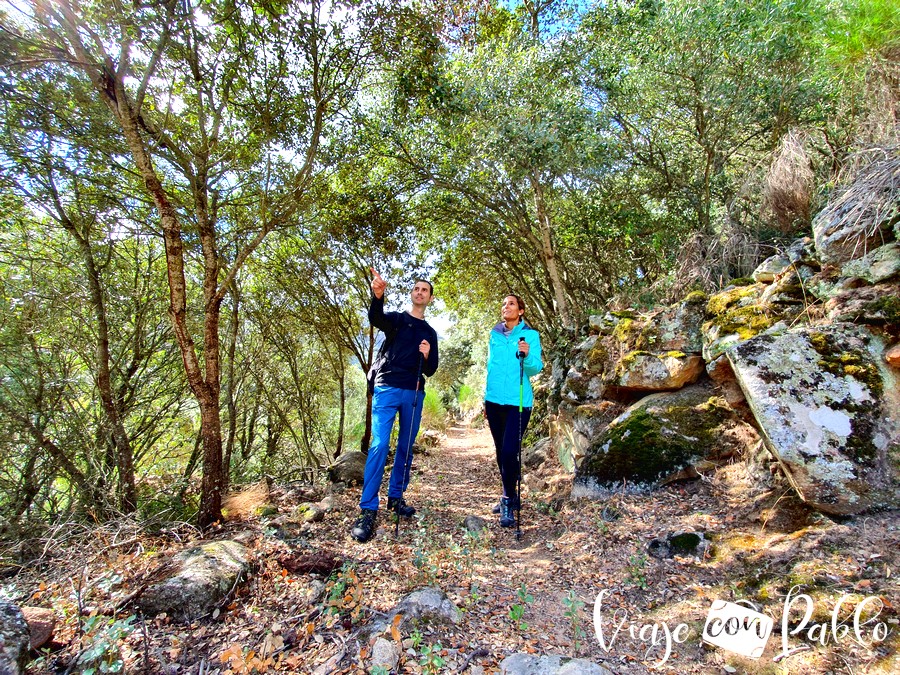 Sendero de la ruta de los cañones del Tormes