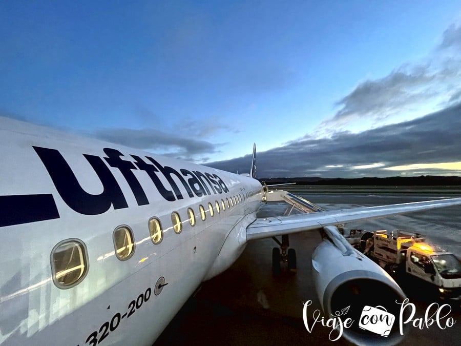 Nuestro vuelo de Lufthansa