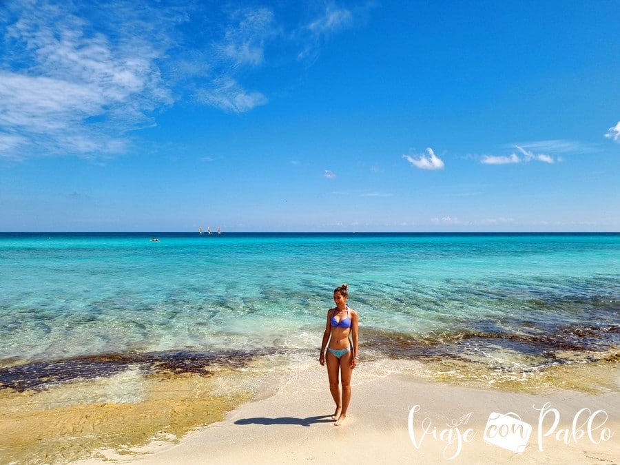 Una de las playas de Varadero