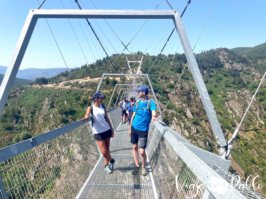 Puente 516 de Arouca nada más entrar por el pórtico de Alvarenga