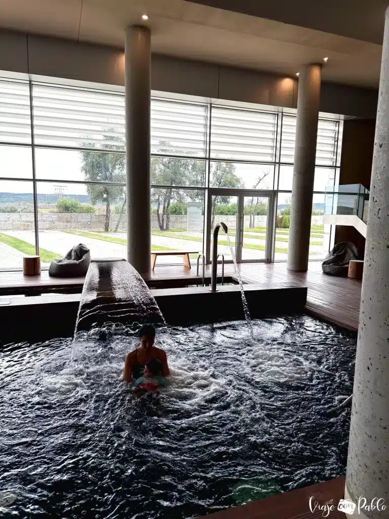 Chorros del spa de Valbusenda