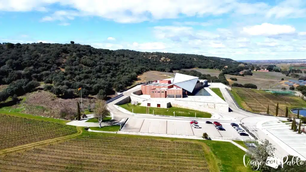 Vista aérea de la bodega Valbusenda