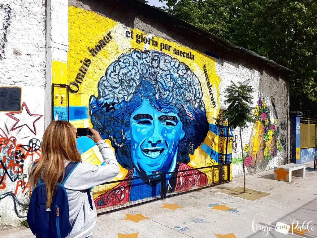 Mural de Maradona en La Boca