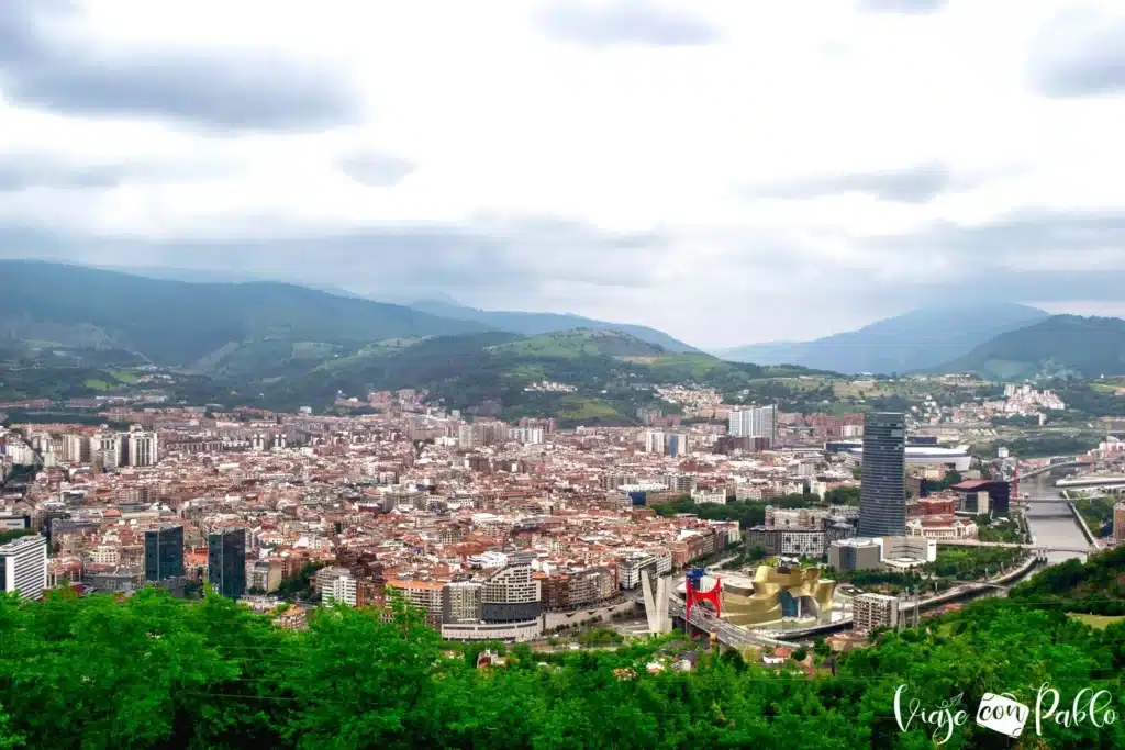 Vista aérea de Bilbao