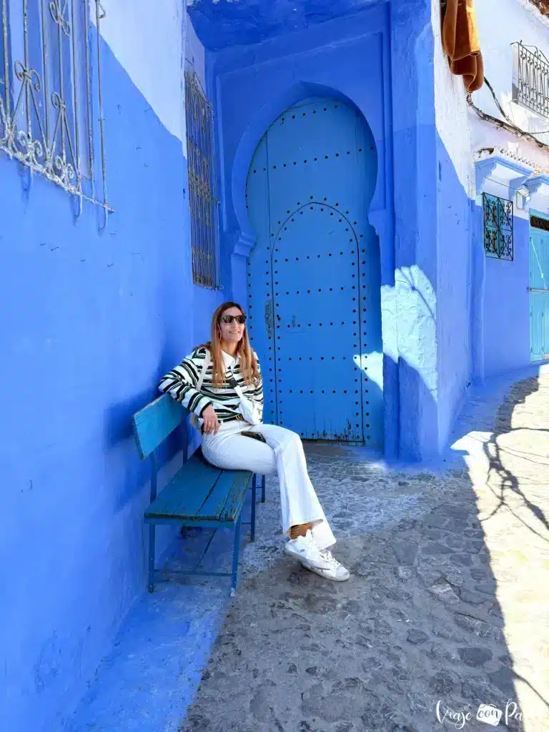 Una calle de Chefchaouen