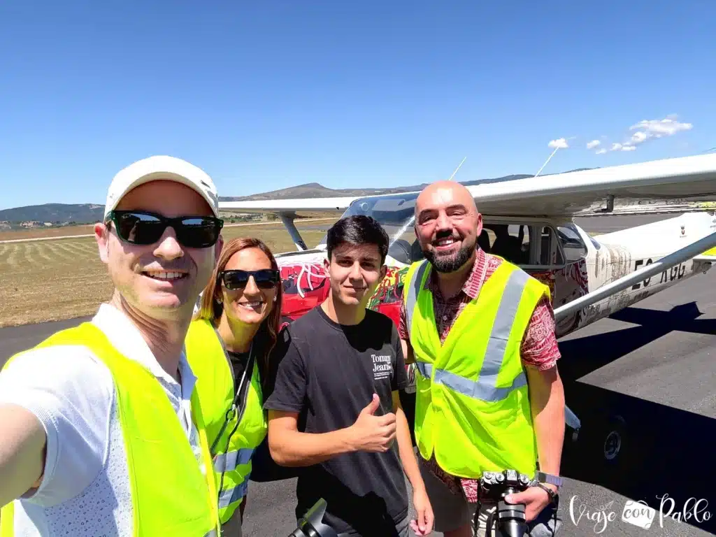 Junto a nuestro joven piloto, Wilson y Alberto de Alvientooo